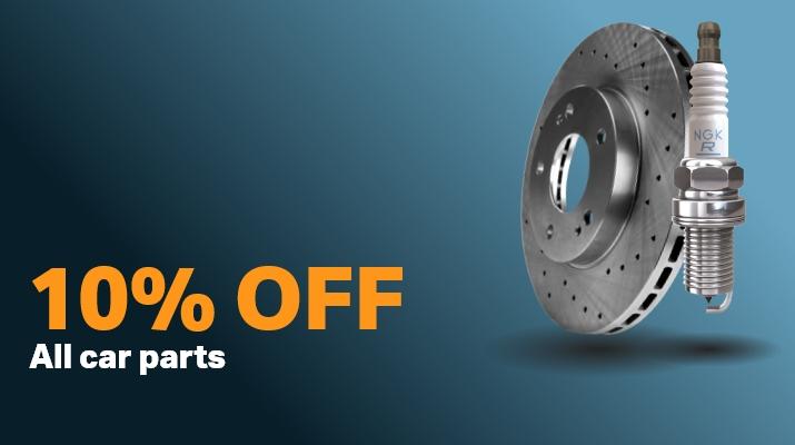 10% off Car Parts when you spend £40