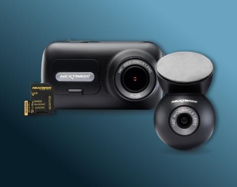 Nextbase 320XR+ Front & Rear Dash Cam Bundle 