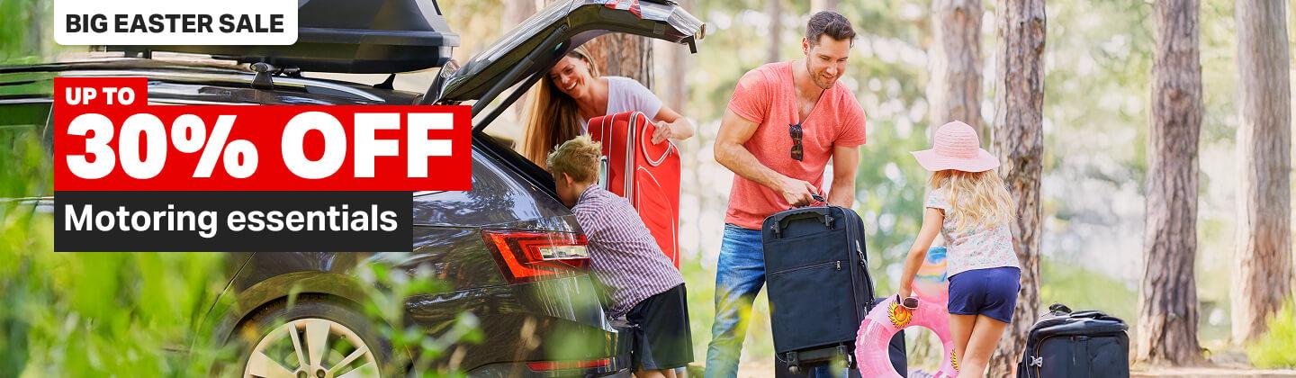 BIG EASTER SALE Up to 30% off motoring 