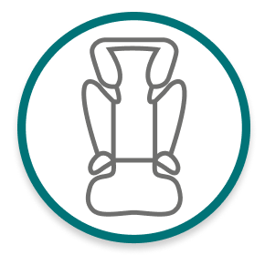 Child car seat suitable for 3.5 to 10 years