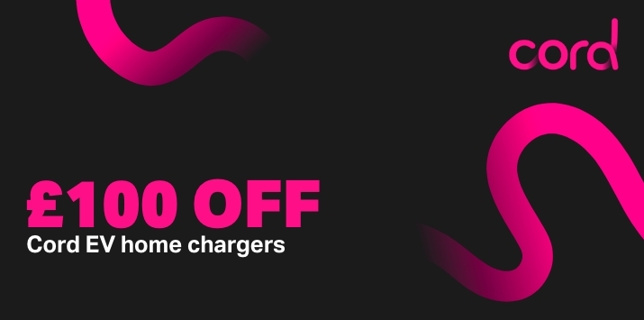 £100 Off Cord EV Home charges