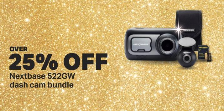 Over 25% off Nextbase 522GW Dash Cam Bundle