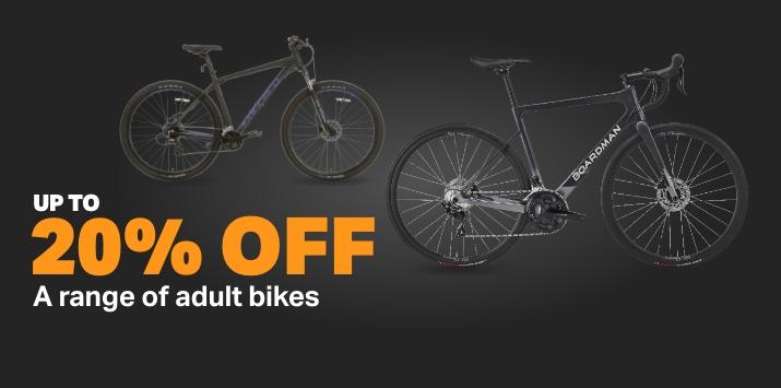 Up to 20% off a range of adult bikes