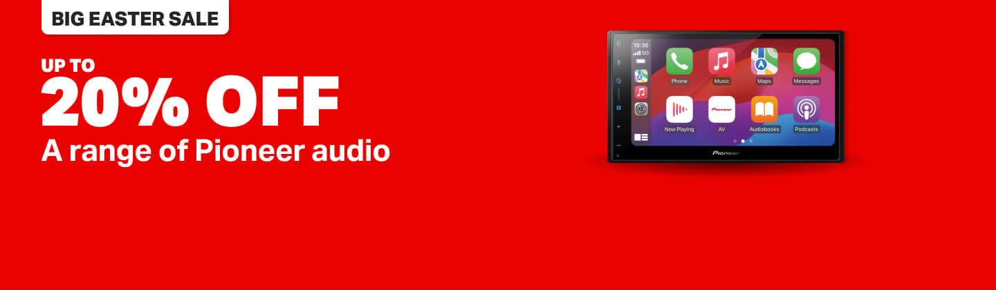 Up to 20% off a range of Pioneer audio