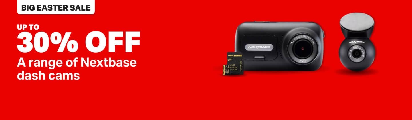 Up to 30% off a range of Nextbase dash cams
