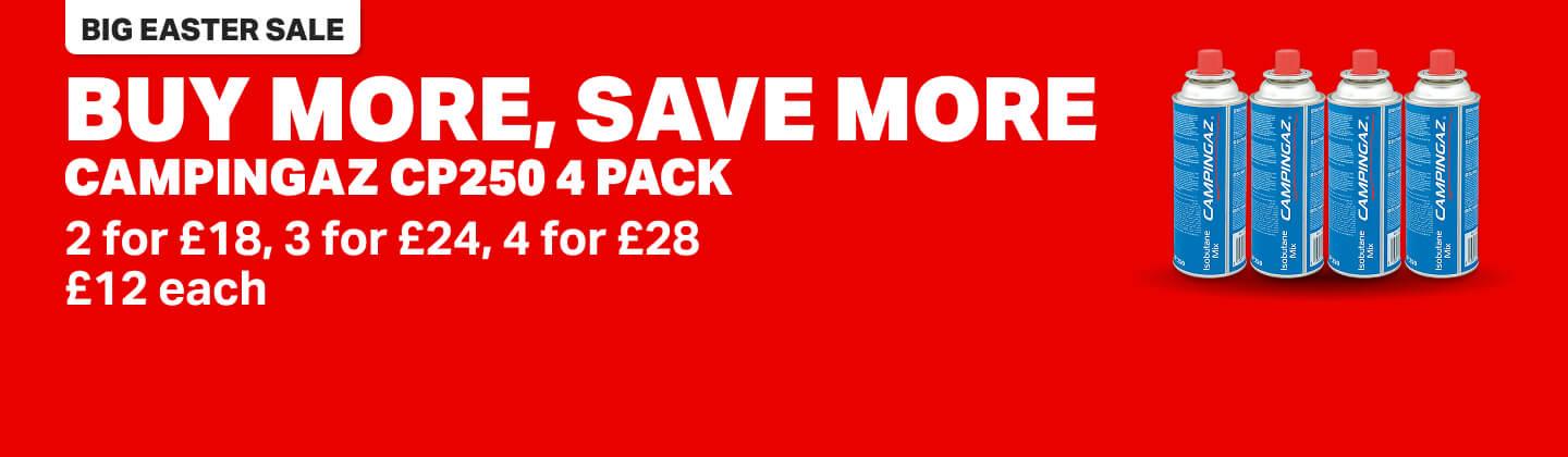 Campingaz CP250 4 pack 2 for £18, 3 for £24, 4 for £28