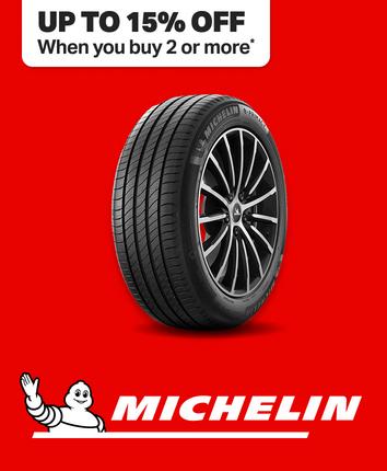 Up to 15% Off two or more Michelin Use code NEWTYRES