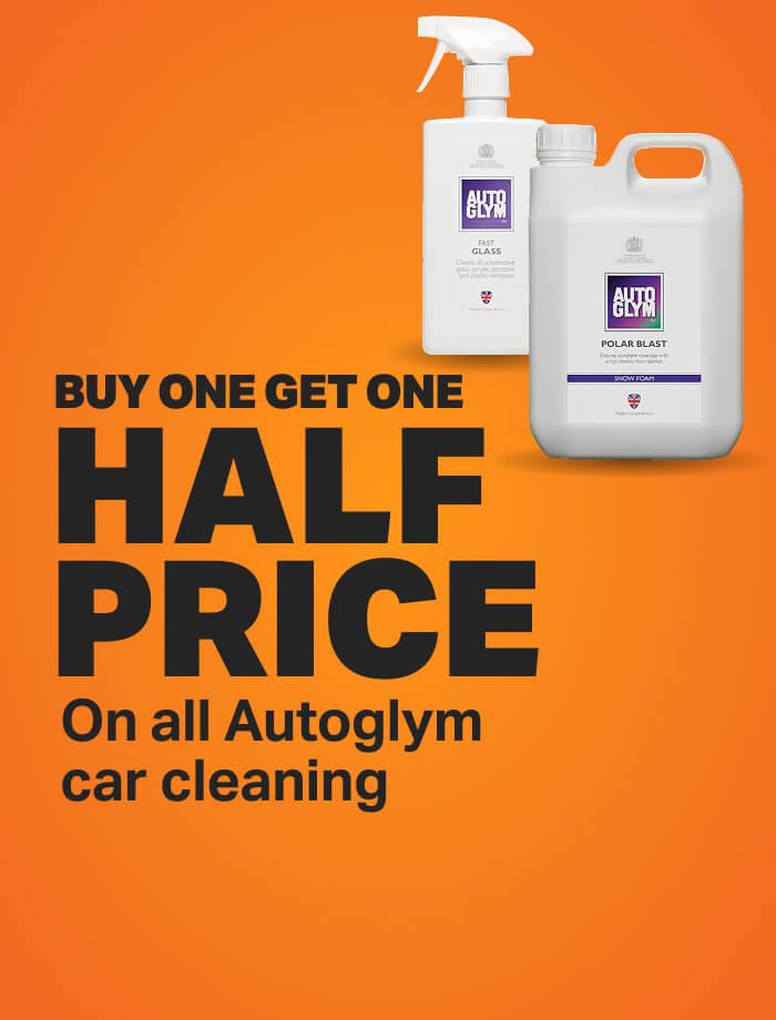 Buy one get one half price on all Autoglym car cleaning