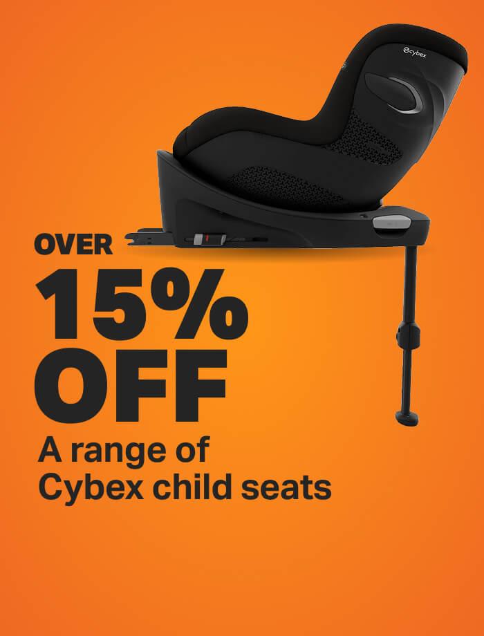 Over 15% off a range of Cybex child seats
