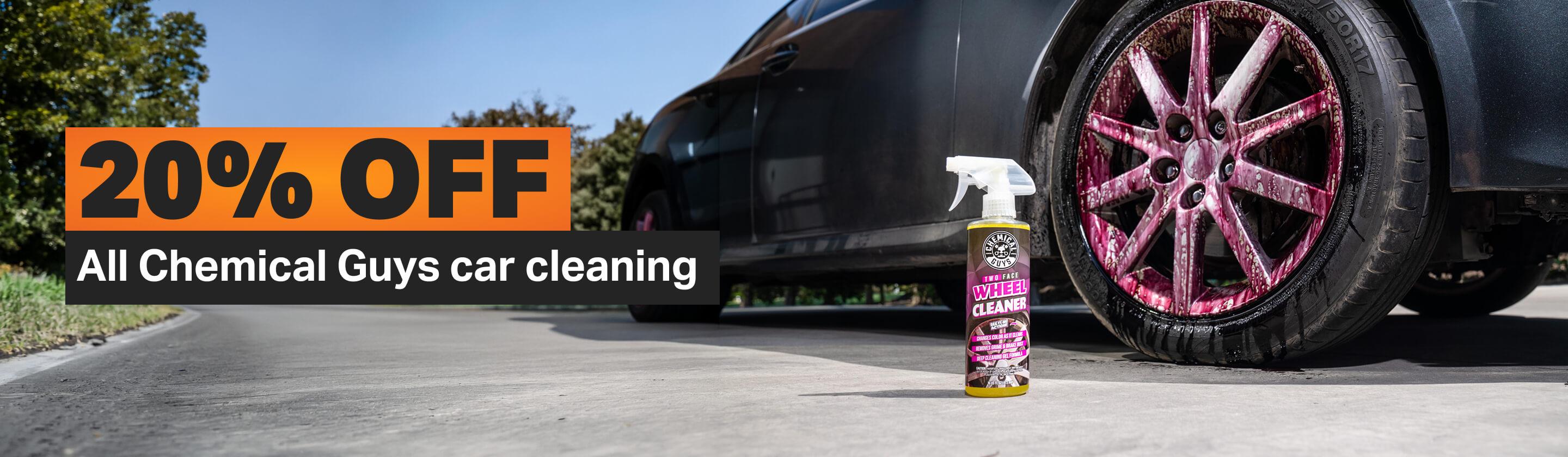 20% off all Chemical Guys car cleaning