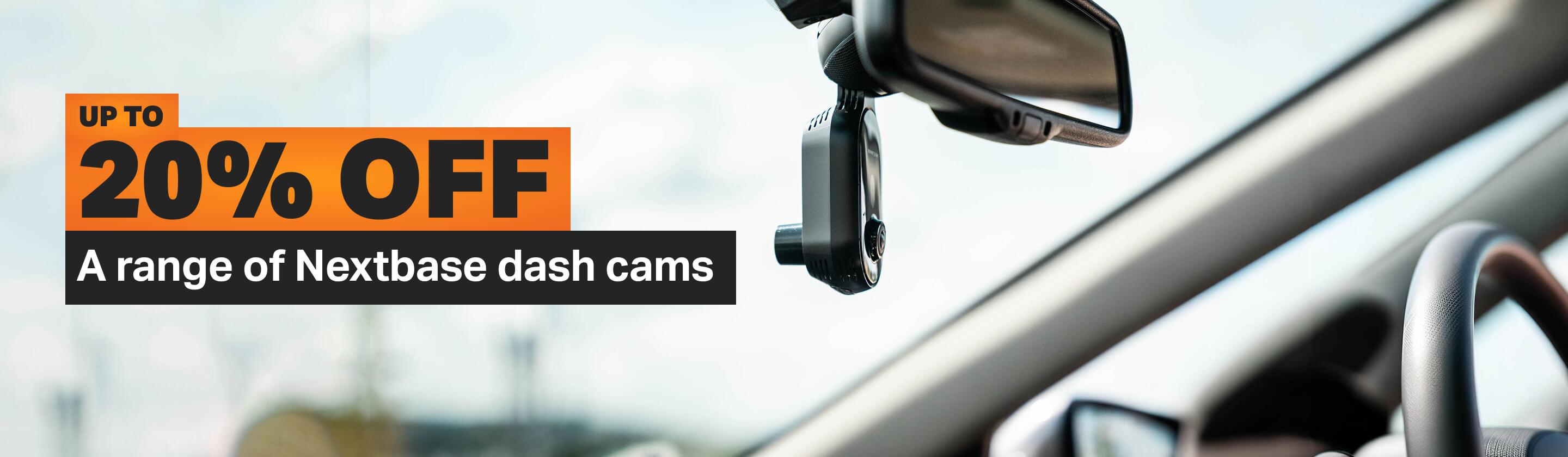 Up to 20% off a range of Nextbase dash cams