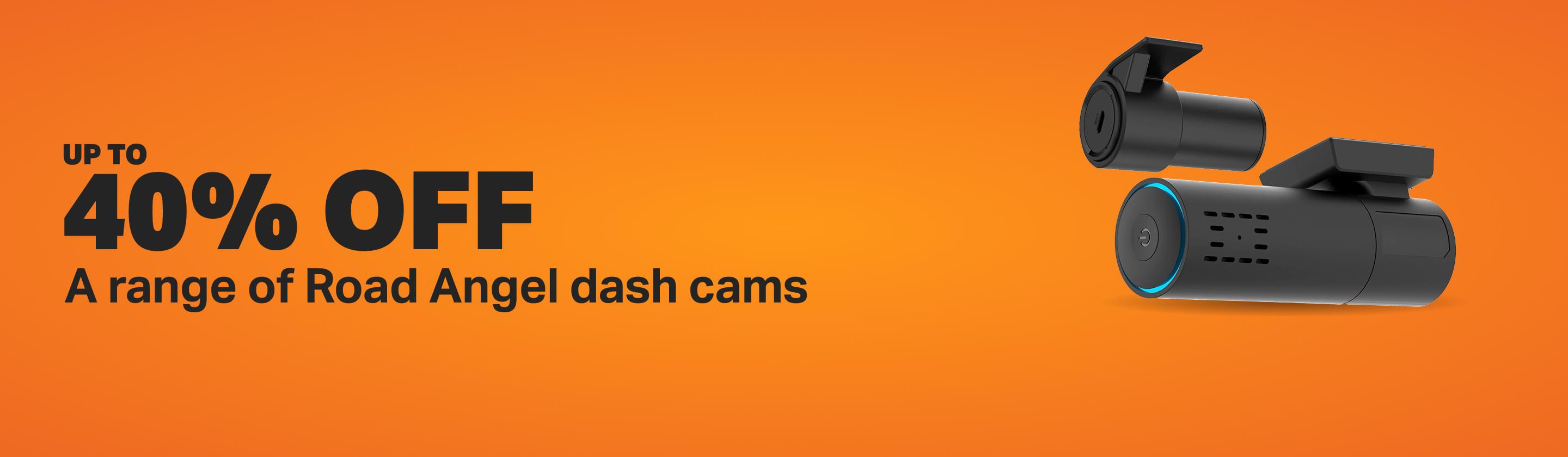 Up to 40% off  a range of Road Angel dash cams