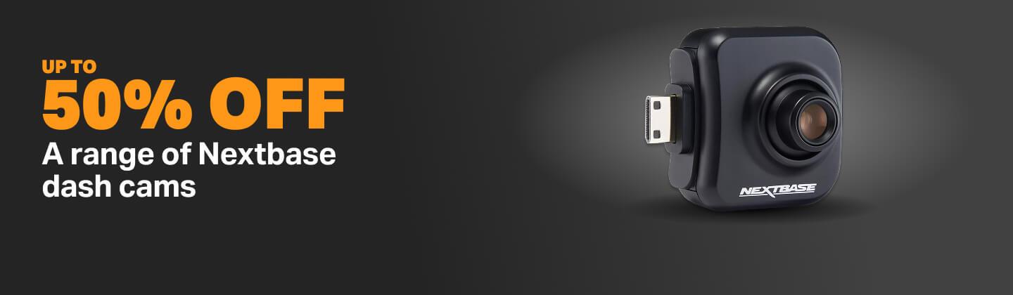 Up to 50% off a range of Nextbase dashcams