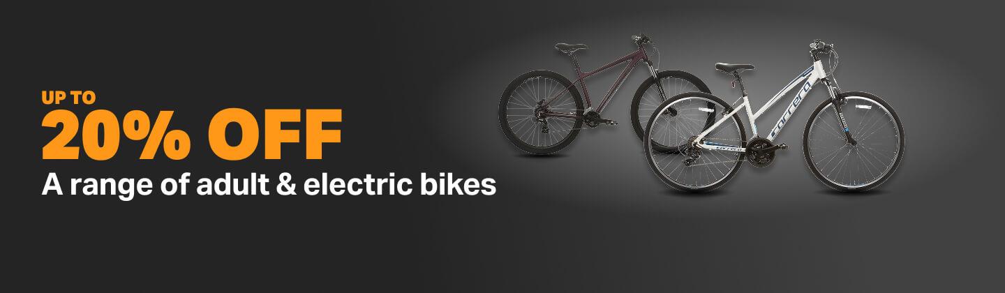 Halfords Motoring Club Exclusive - Up to 20% off adult bikes