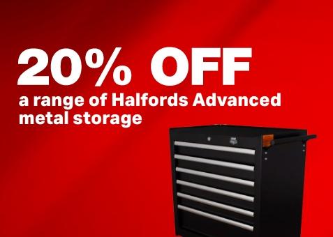 20% off a range of metal storage