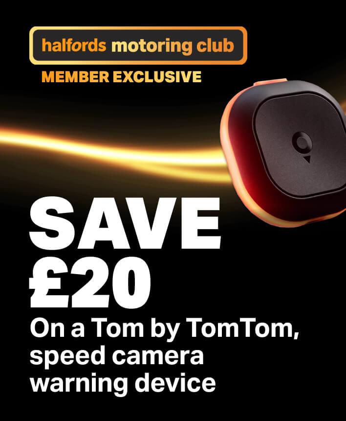 SAVE £20 On a Tom by TomTom, speed camera warning device