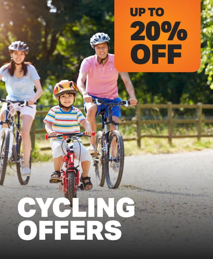 Upto 20% off Cylcing