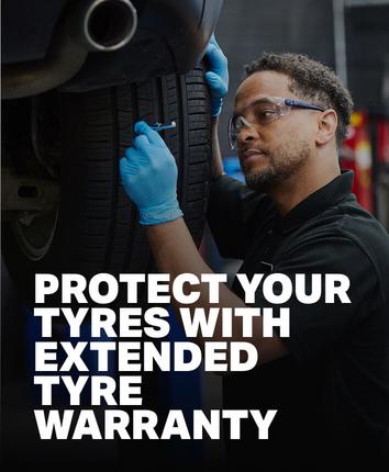 Protect your tyres with extended tyre warranty