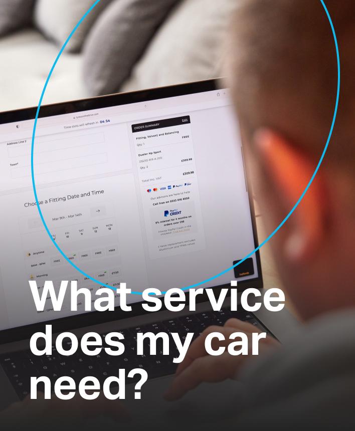 What service does my car need