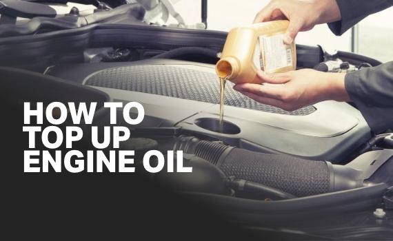 How to top up engine oil