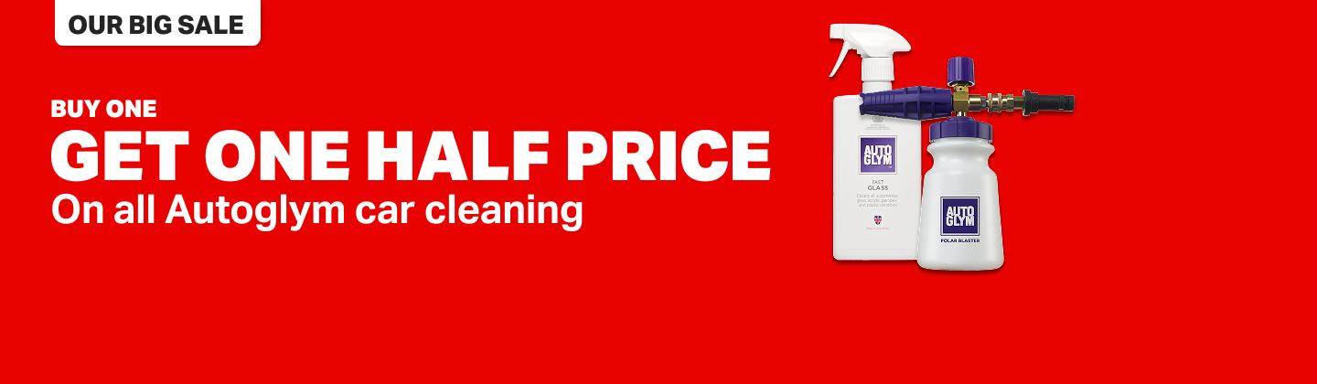 Buy one get one half price on all Autoglym car cleaning