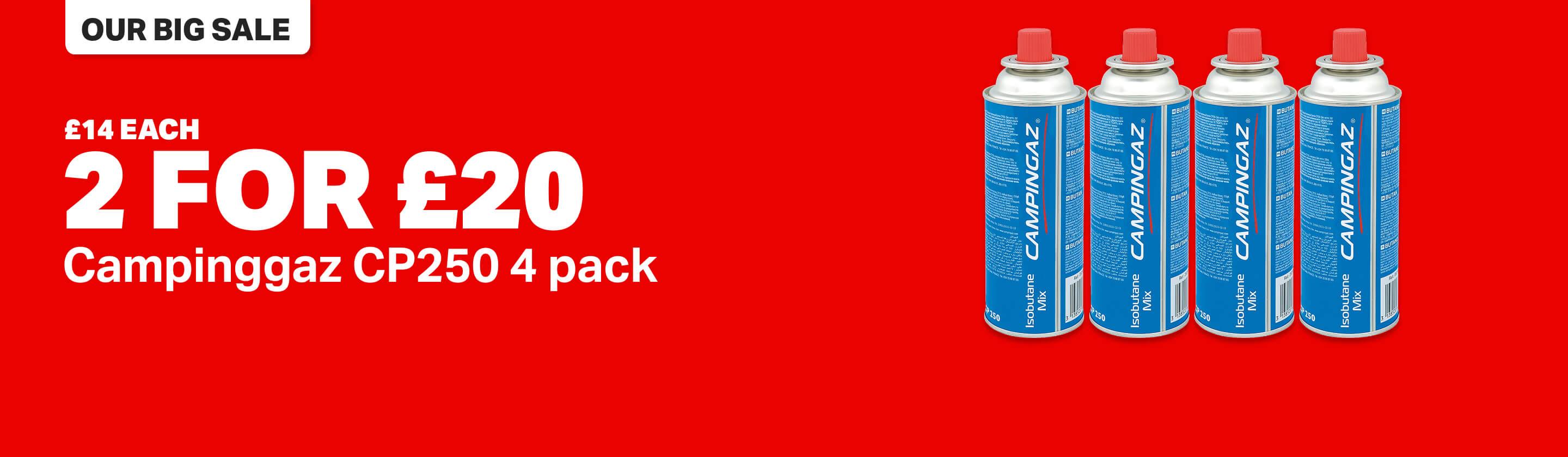 Campingaz CP250 4 pack 2 for £20
