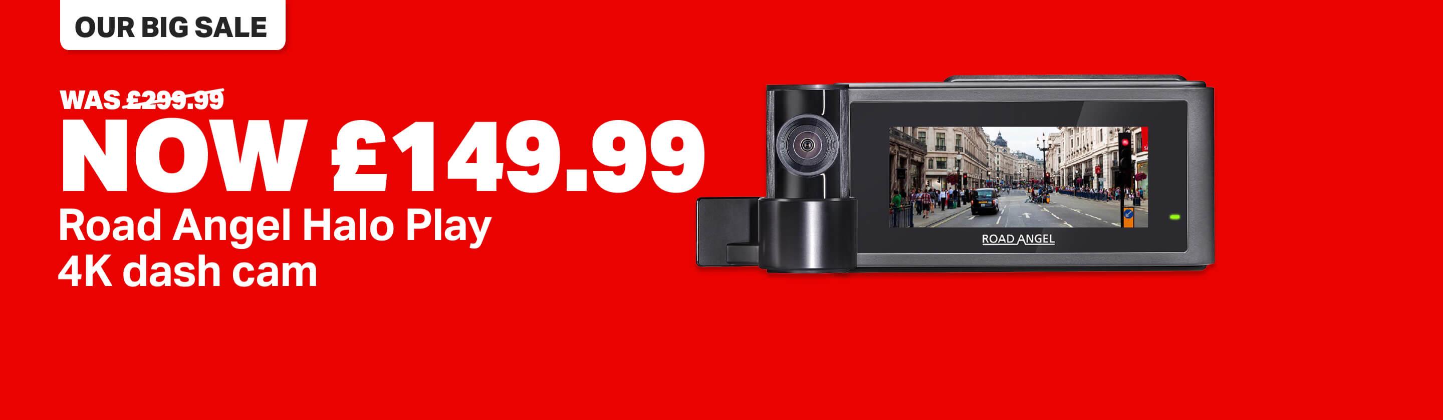 Up to 50% off a range of Road Angel dash cams