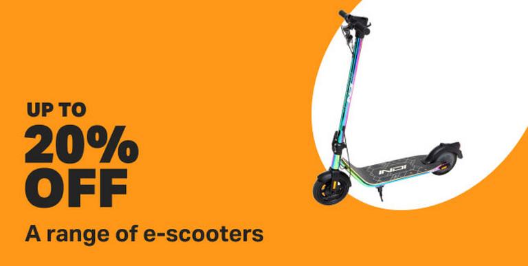 Up to 20% OFF A range of e-scooters