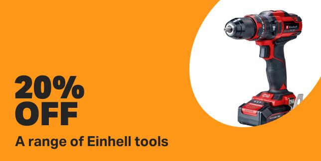 20% OFF Einhell tools