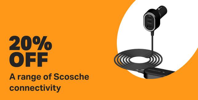 20% OFF Scosche connectivity