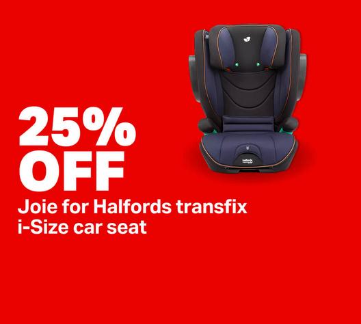 25% off Joie for Halfords transfix i-size car seat