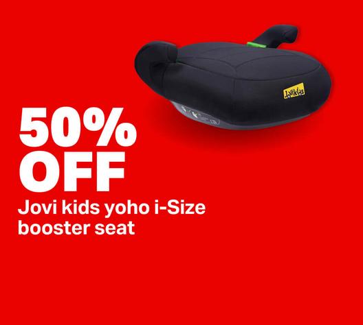 50% off Jovi kids yoho i-size booster seat