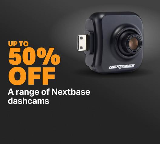 Up to 50% off Nextbase dashcams