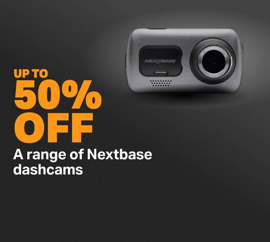 Up to 50% off Nextbase dashcams
