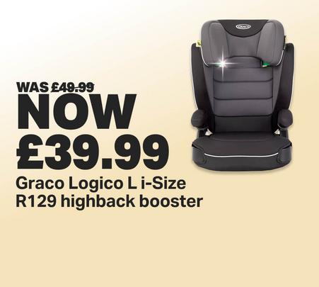 Graco Logico L highback booster seat