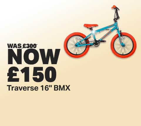 WAS £300 NOW £150 Traverse 16 BMX