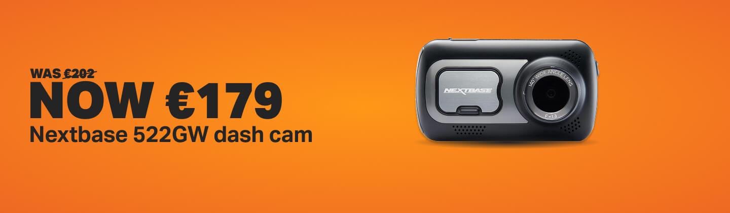 Nextbase 522GW dash cam WAS €202 NOW €179