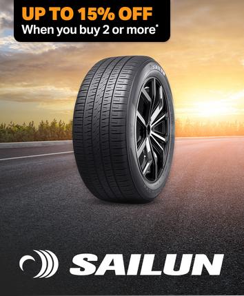 Up to 15% Off two or more Sailun tyres Use code 'NEWTYRES'