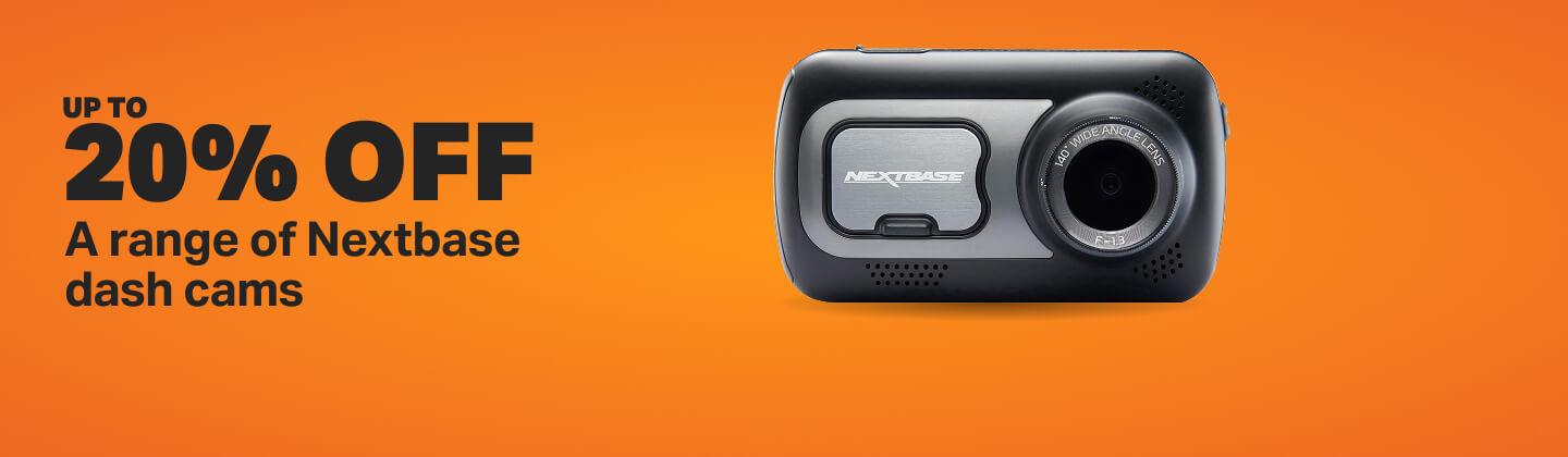 Up to 20% off a range of Nextbase dash cams