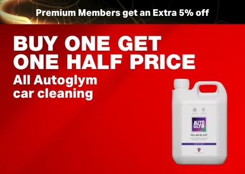 Buy one get one half price autoglym car cleaning 