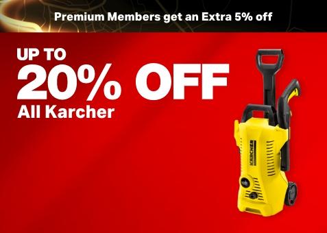Up to 20% off all karcher