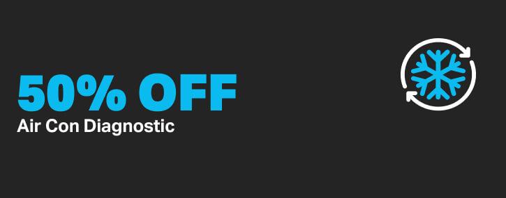 50% Off Air Con Diagnostic 