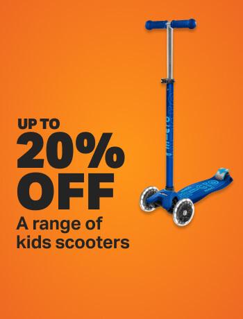 Up to 20% off a range of Kids Scooters