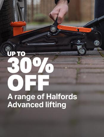 Up to 30% off a range of Halfords Advanced lifting