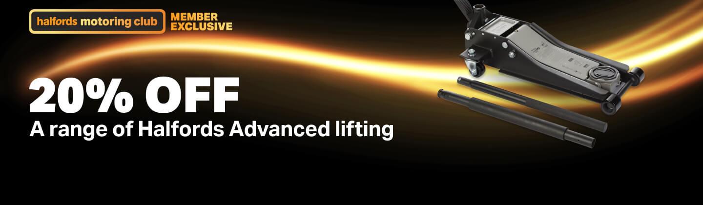 HMC Exclusive: 20% off a range of Halfords Advanced lifting