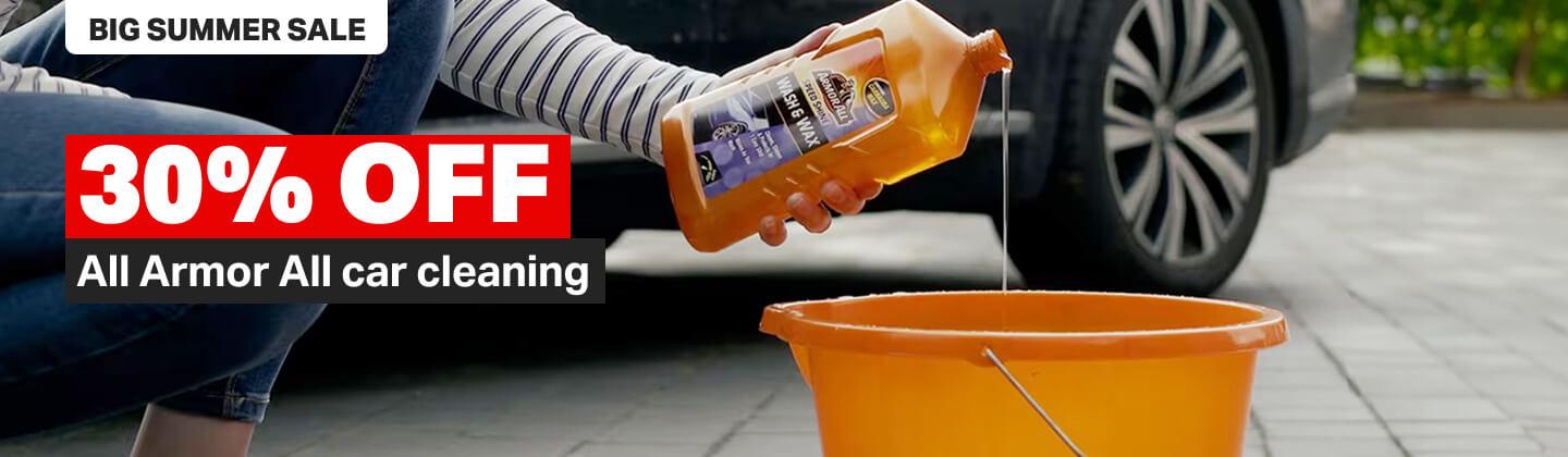 30% off all Armor All car cleaning