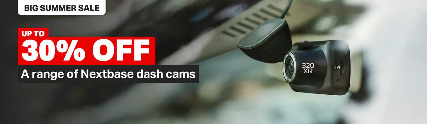 Up to 30% off a range of Nextbase dash cams