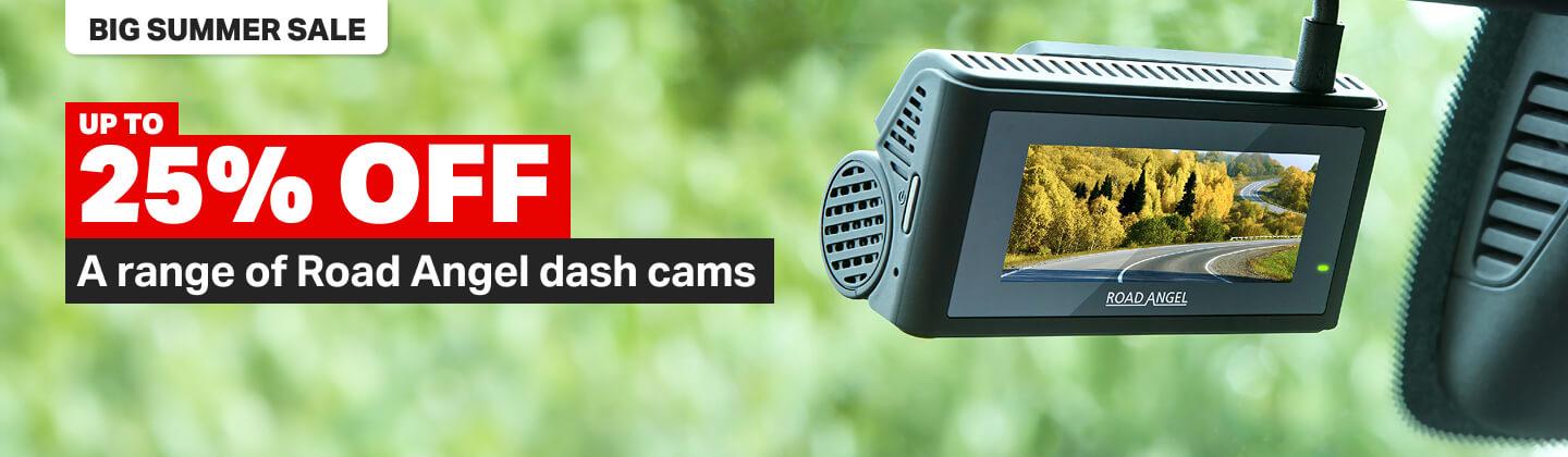 Up to 25% off a range of Road Angel dash cams