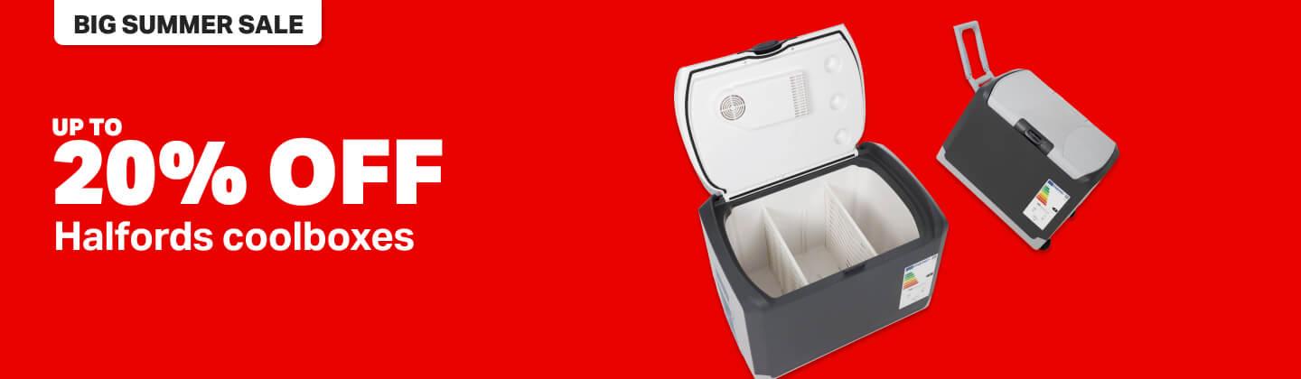 Up to 20% off Halfords coolboxes