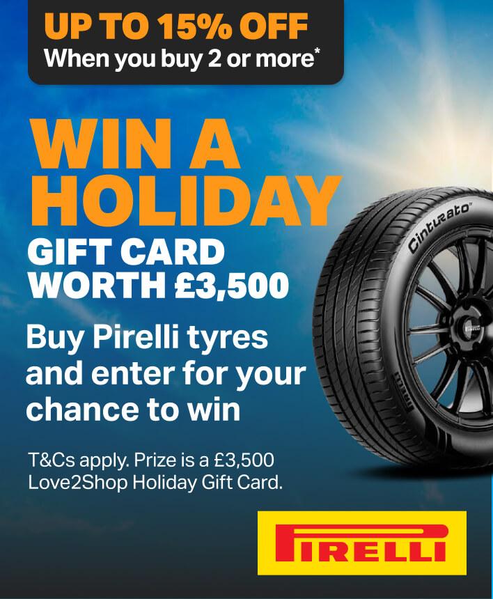 Up to 15% Off two or more Goodyear tyres Use code ‘NEWTYRES’